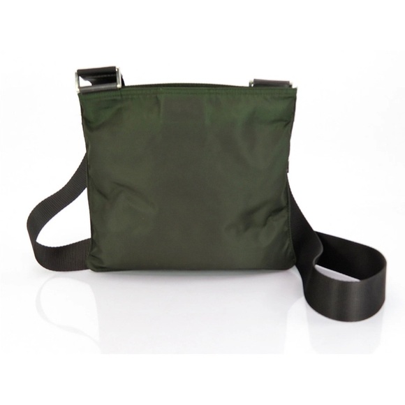 Prada Olive Green Messenger Bag - Picture 2 of 13